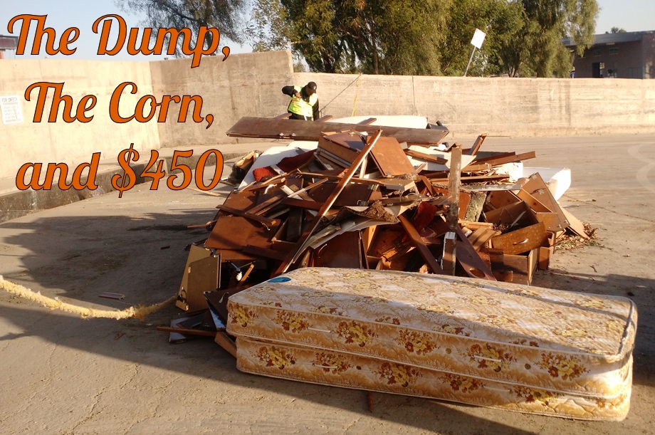 Bus Renovation - Part Four - The Dump, the Corn, and $450