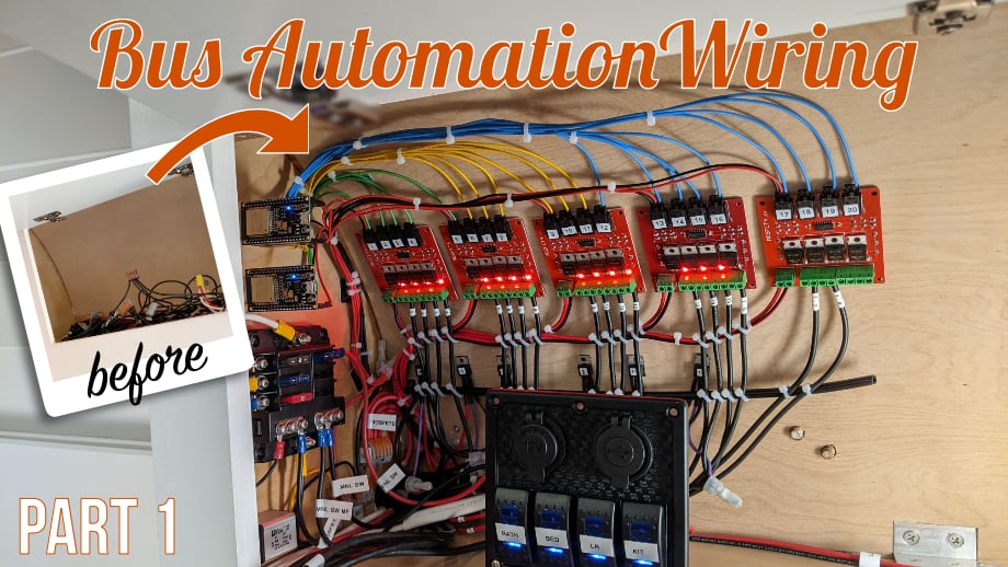 Bus Automation Wiring for Lights Part 1