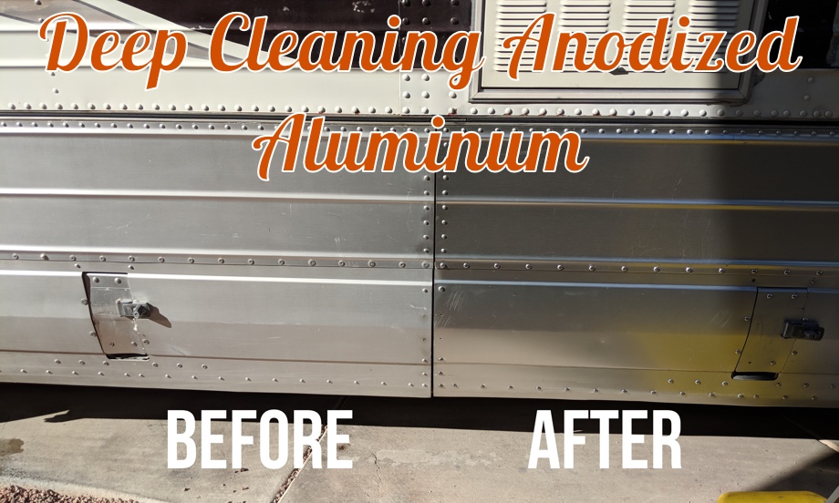 Deep Cleaning the Anodized Aluminum