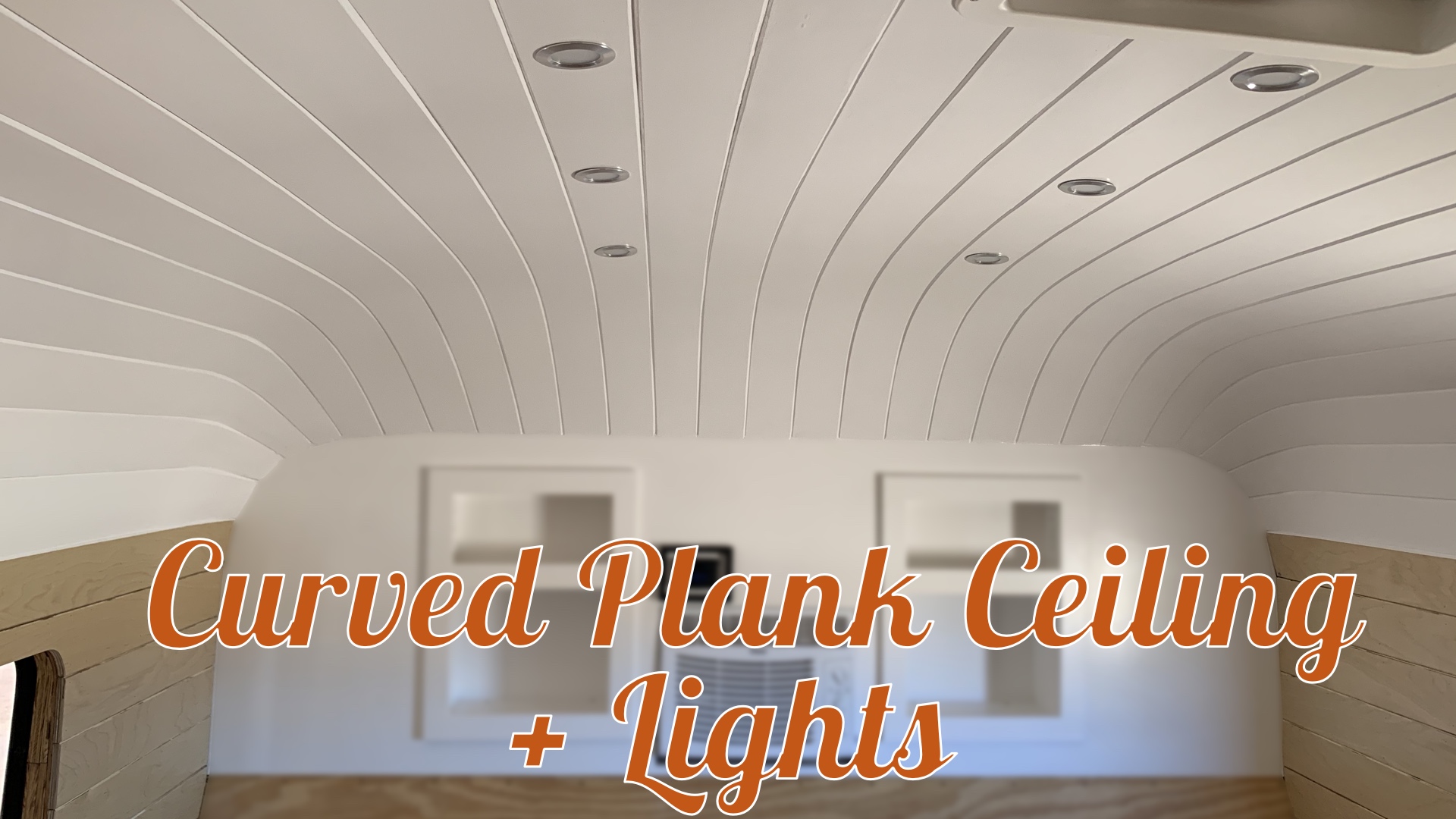 Curved Planked Ceiling in the Kids' Room & Wiring the Lights