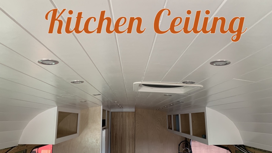 Ceiling Planks in the Kitchen & Living Room