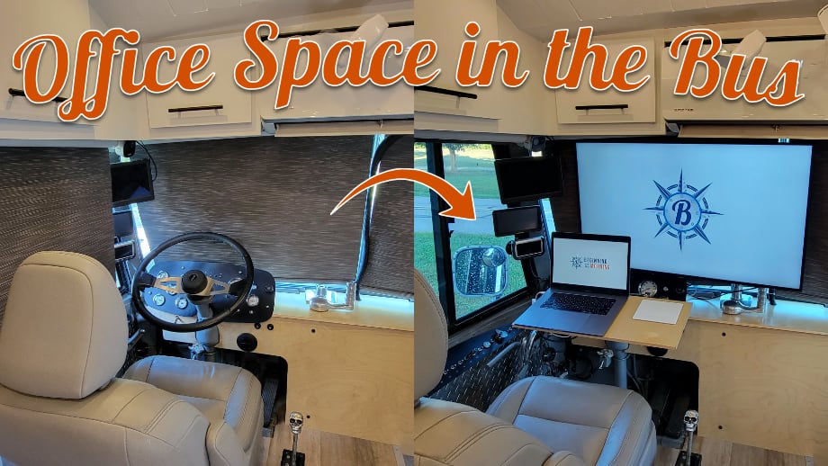 Creating a Convertible Office Space in the Bus