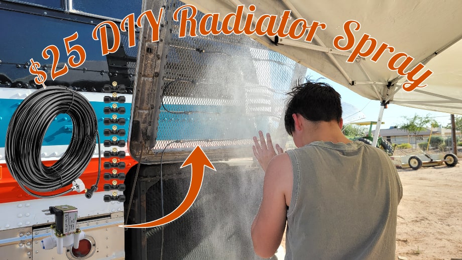 Our $25 Radiator Spray Setup